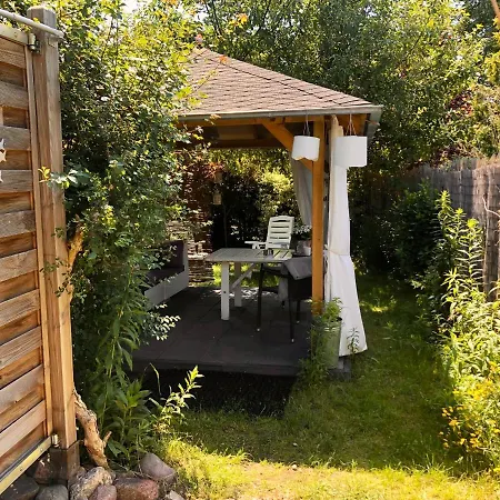GartenApartment Strandgut mit Outdoor Whirlpool und Garten Petershagen-Eggersdorf Buitenkant foto